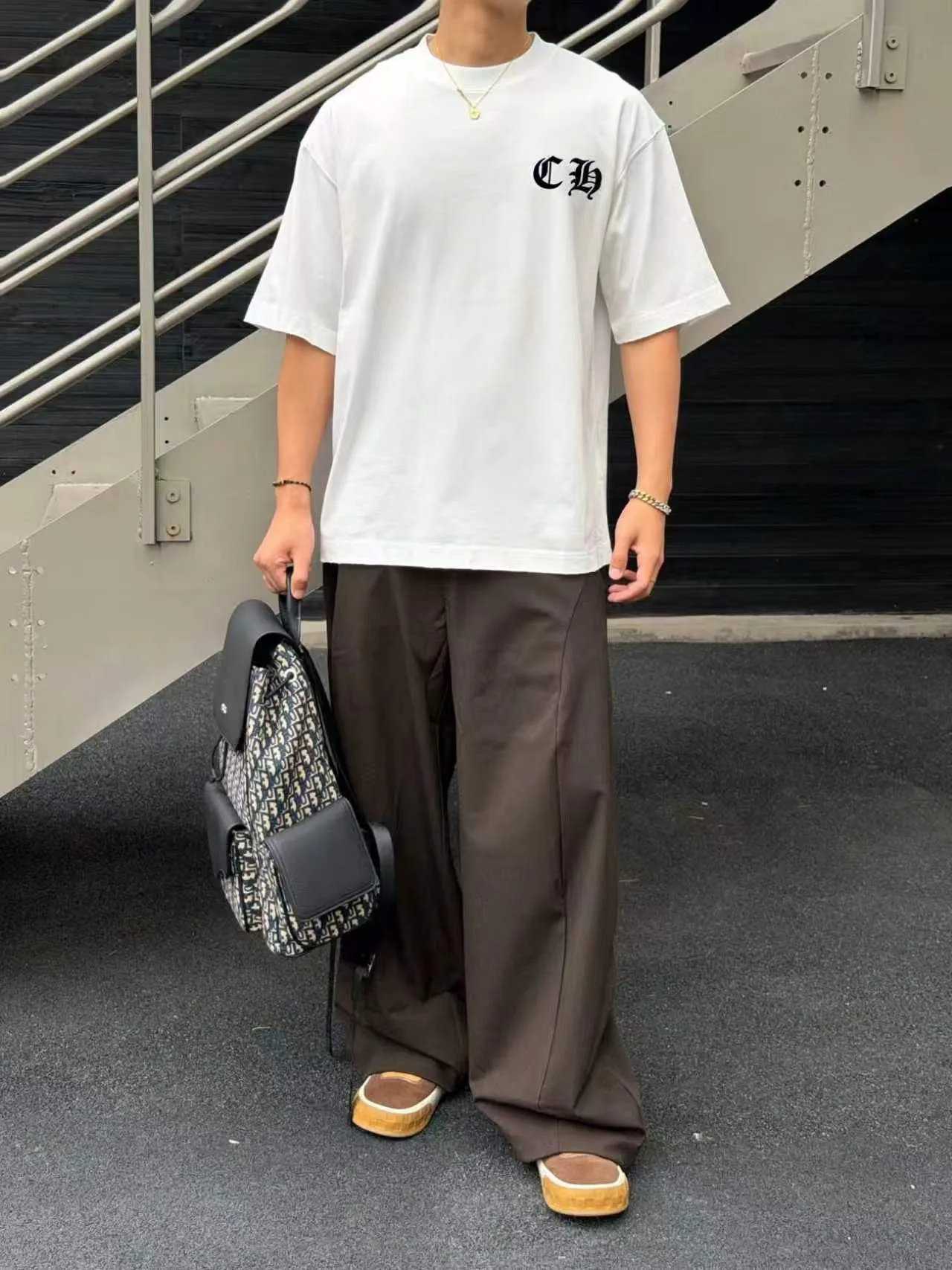 ch～ 《 》 ， T ， Same Style ， : Black White Coffee Brown Size：S（90-130 ） M（125-150 ） L（135-165 ） XL（160-190 ） XXL（185 ）